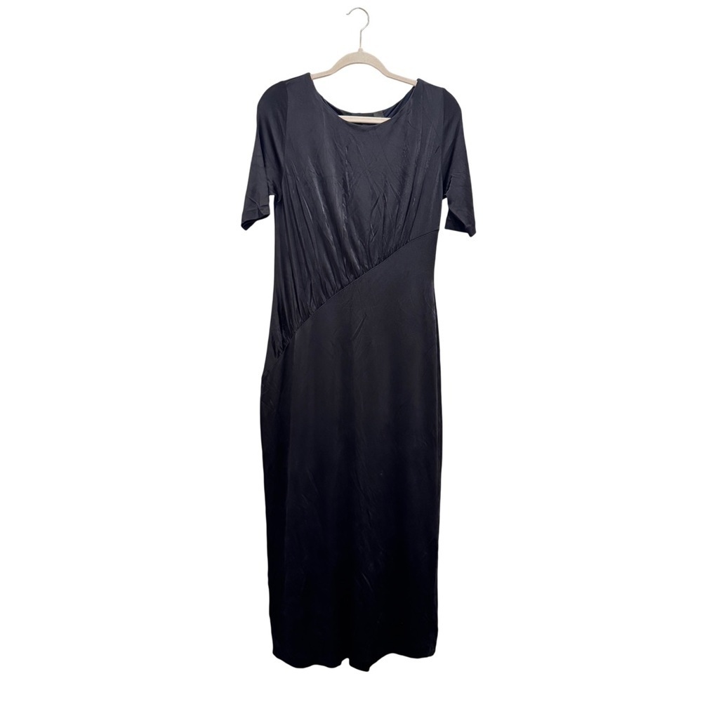 NWT Hugo Boss Etalicy Midi Dress Chic Preppy Business Career Formal Black Sz L - Picture 4 of 16